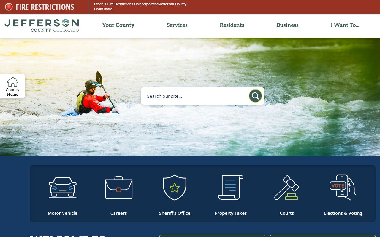 Jefferson County homepage for white pages people records