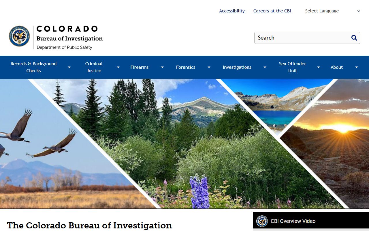 Colorado Bureau of Investigation white pages records portal